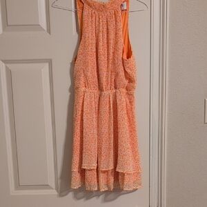 Sienna Sky Orange Floral Dress